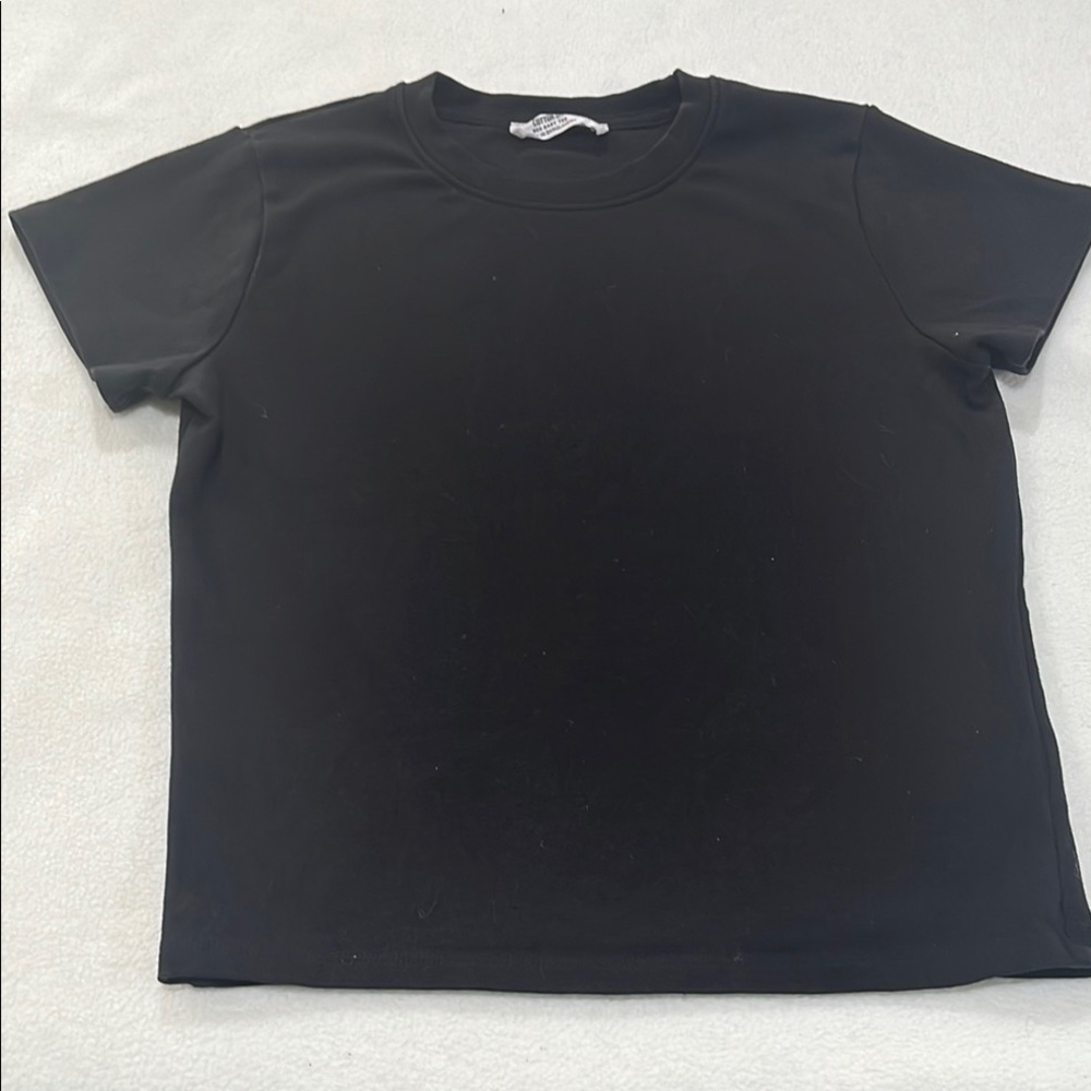 Cotton On Black Crew Neck Short Sleeve Tee